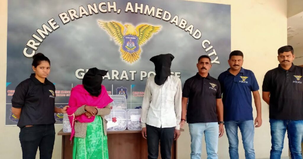 Ahmedabad Crime Branch Nabbed Silver loot accused