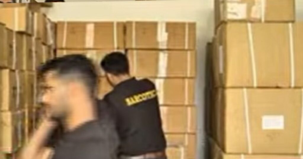 Narcotics raid in Changodar