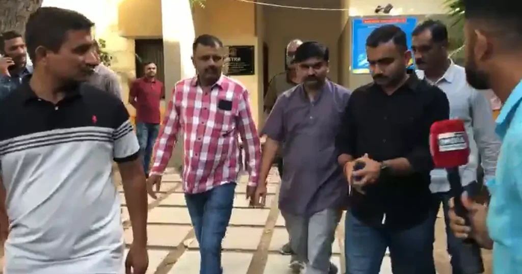 Yuvrajsinh in Bhavnagar police custody latest Video