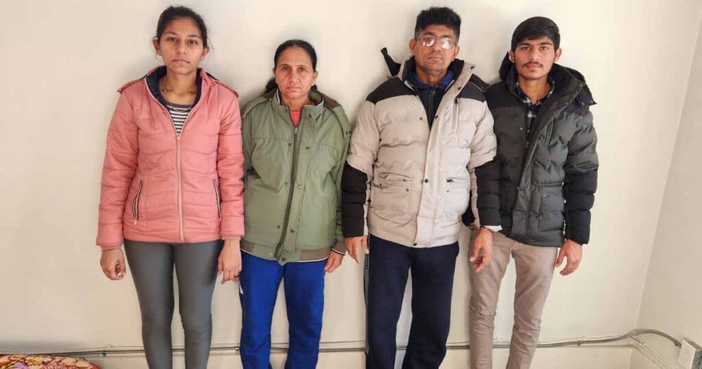 Mehsana Family Drown in water Canada Border