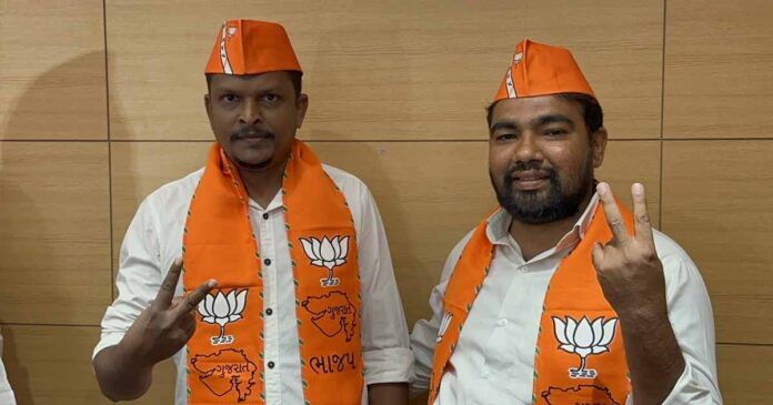 surat aap corporators join bjp