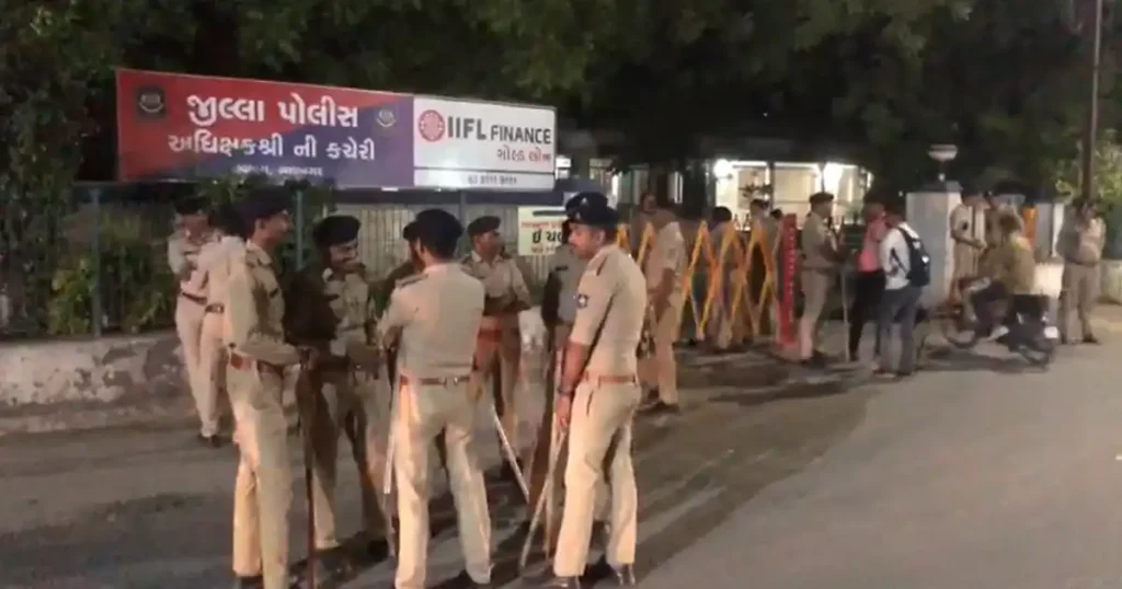 tight Police Security in Bhavnagar Before Yuvrajsinh Arrest