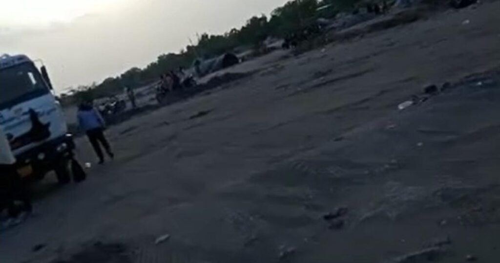 Mining Raid in Thangadh