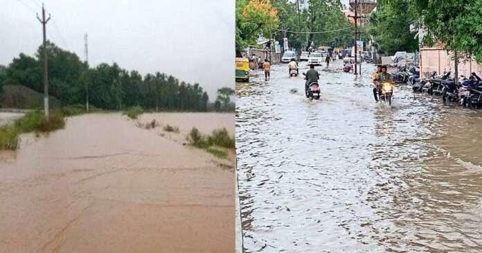 Cyclone Effect continuous heavy rains in North Gujarat