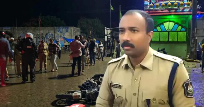 junagadh violence case Police detained 180 persons Stone pelting