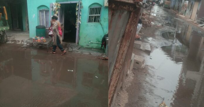 Viramgam sewage overflow problem