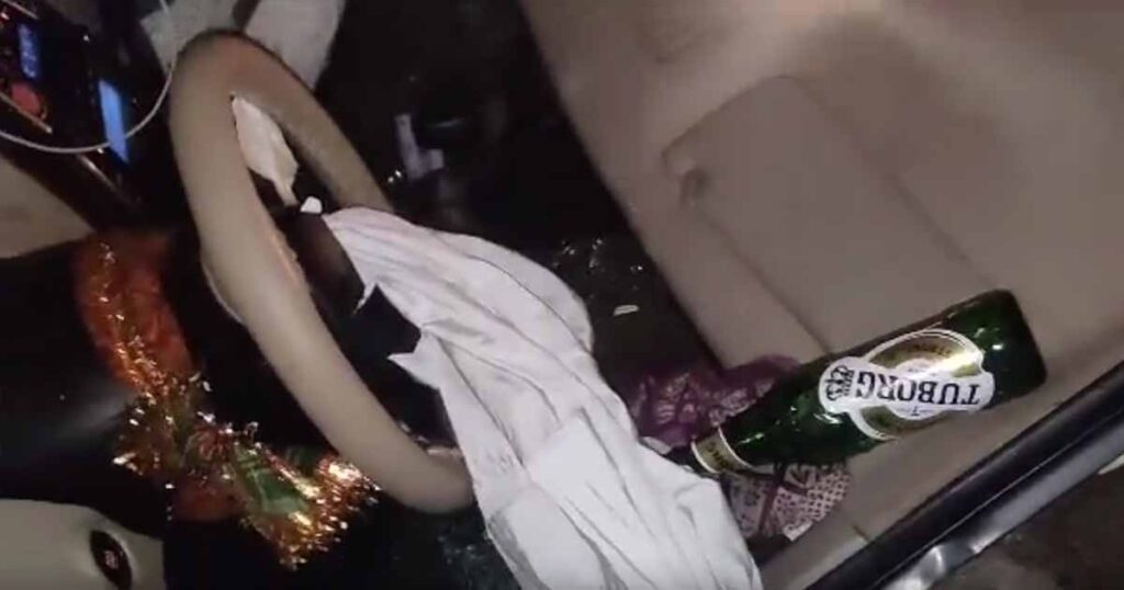 ahmedabad maninagar Car accident