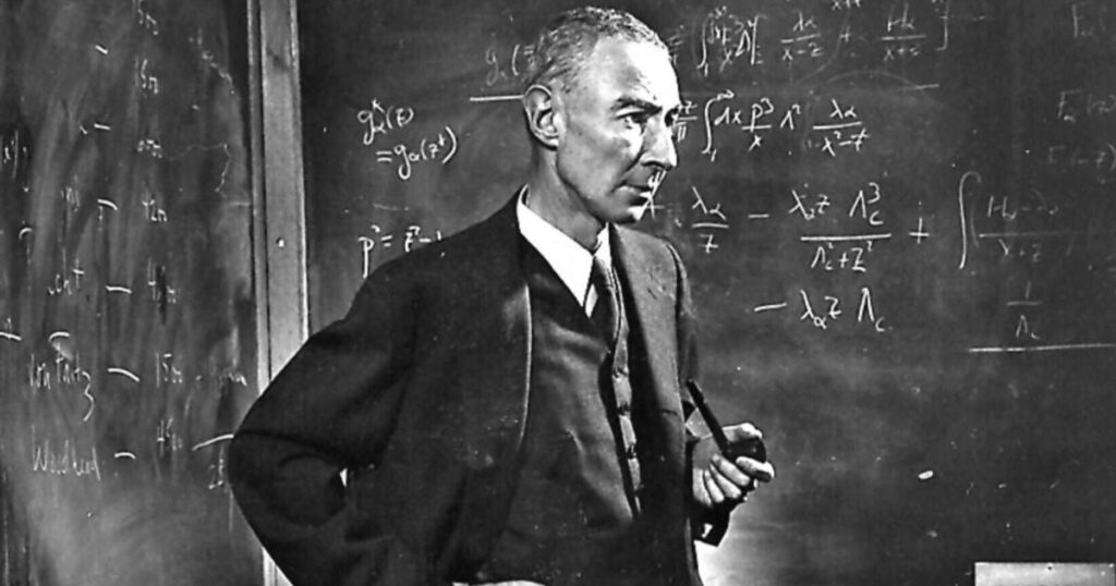 father of atomic bomb Oppenheimer