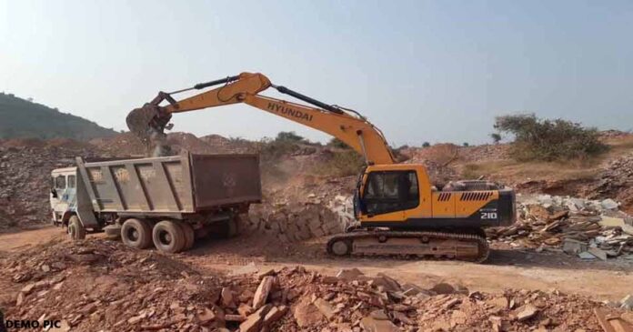 Abdasa MLA's son is stealing minerals in Kutch