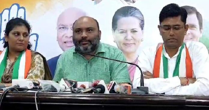 Gujarat congress press conference Today