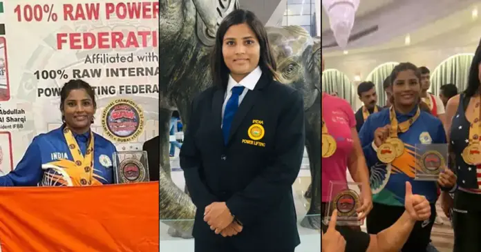 Gandhinagar Woman Constable Wins Gold Medal in International Powerlifting in Dubai