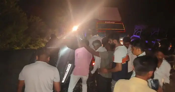 jamnagar Car And Tractor Accident