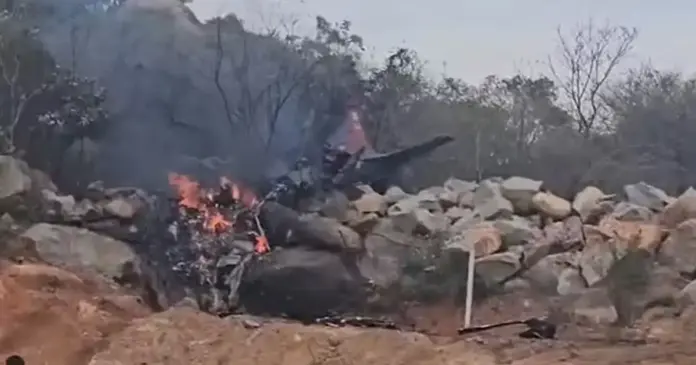 telangana Air Force trainer aircraft crash