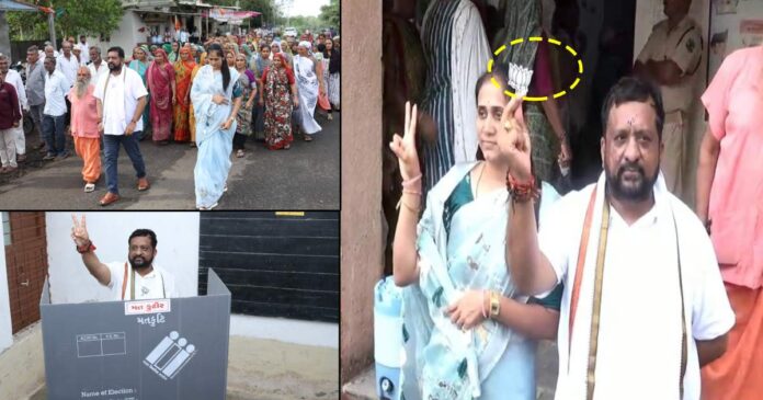 Visavadar election kirit patel bjp election commission (Photo @x/@Kiritbhai_Patel )