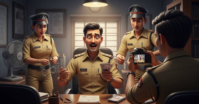 ACB trap bribe case AI genereted pic